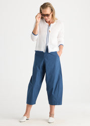 Shop Zaket & Plover Pointelle Zip Cotton Cardi - Zaket & Plover
