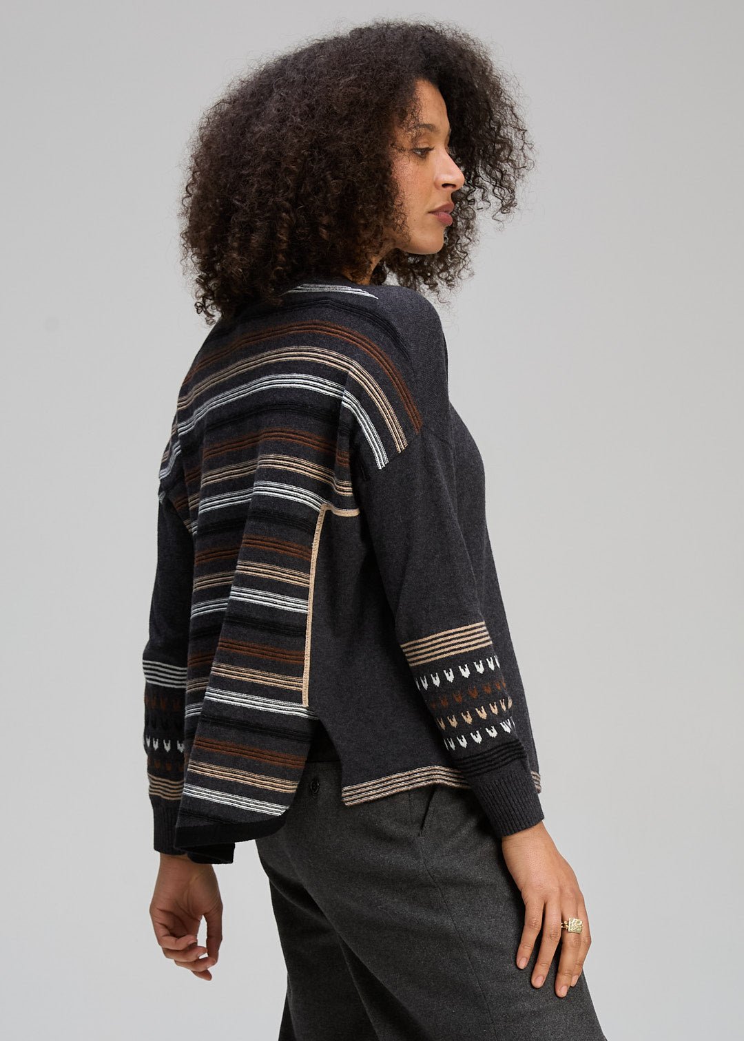 Shop Zaket & Plover Textured Swing Jumper - Zaket & Plover