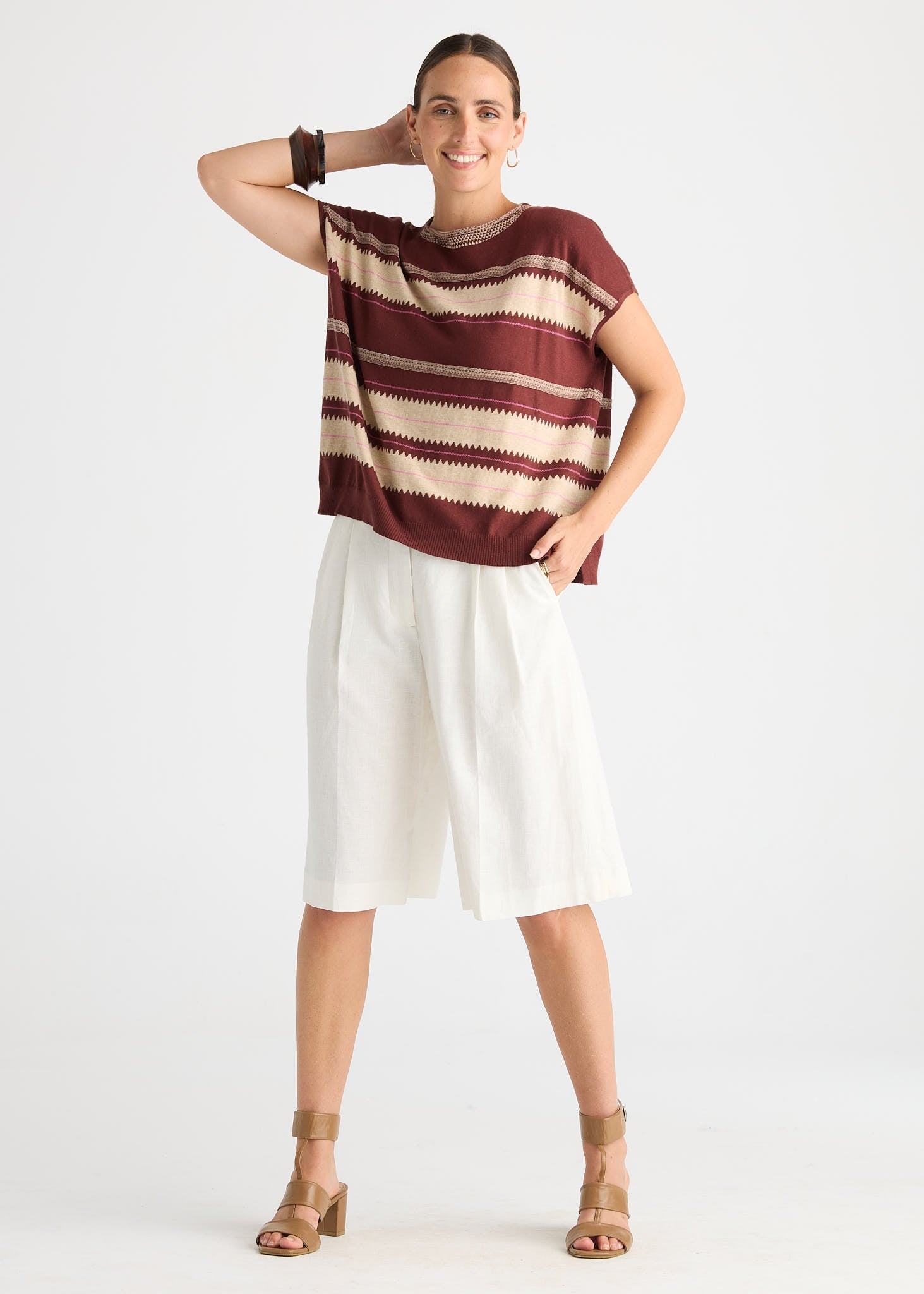 Shop Zaket & Plover Zig Detail Top - Zaket & Plover