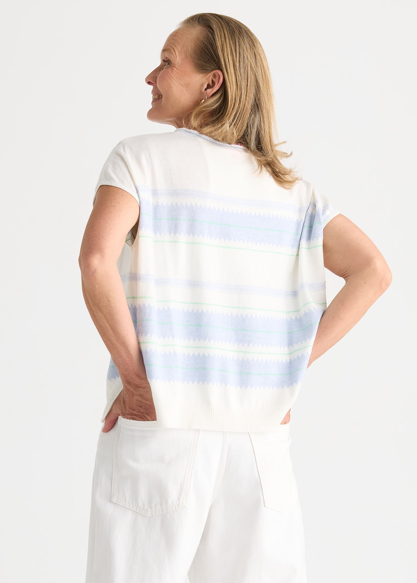 Shop Zaket & Plover Zig Detail Top - Zaket & Plover