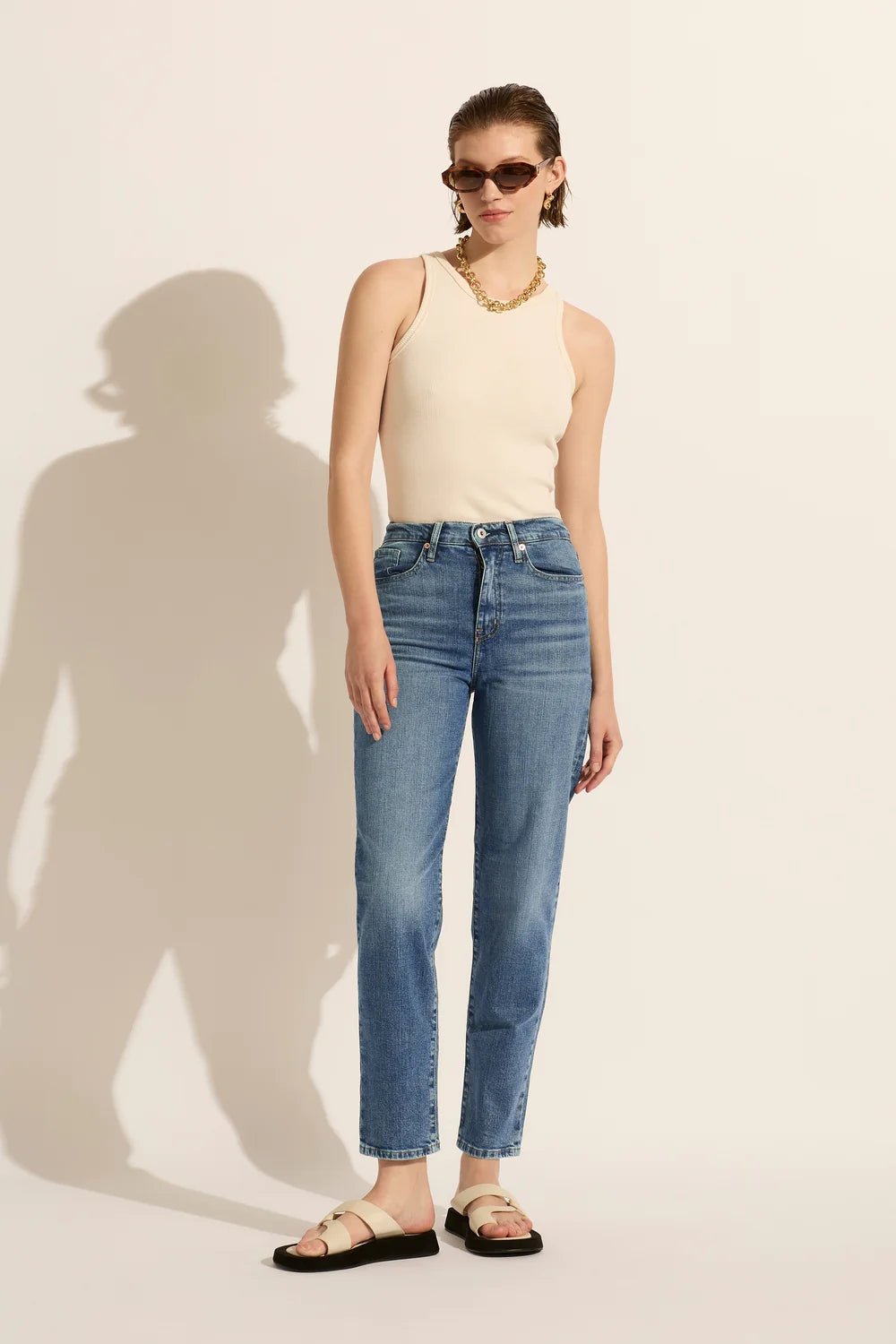 Shop Abigail High Rise Jeans | New Blue - Outland Denim