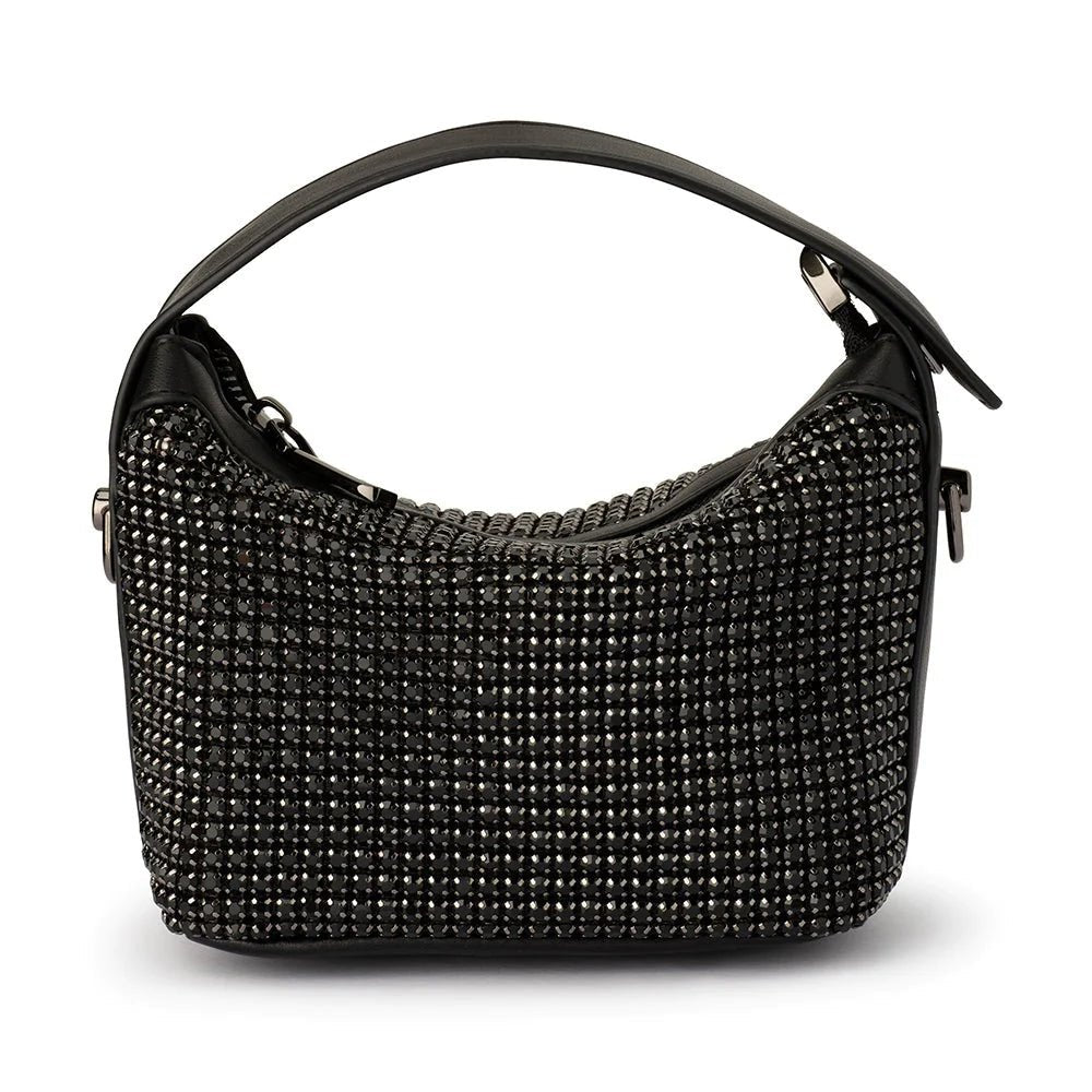 Shop Alexandra Crystal Bag | Black - Olga Berg