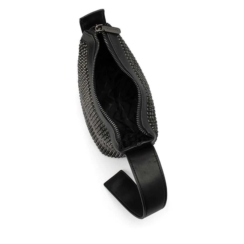 Shop Alexandra Crystal Bag | Black - Olga Berg