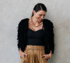 Shop Amelie Bolero Jacket | Black - Natasha The Label