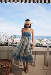 Shop Antigua Cotton Silk Maxi Skirt │ Capri Paisley - ONCEWAS