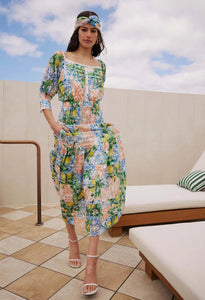 Shop Antigua Cotton Silk Skirt │ Limonata - ONCEWAS