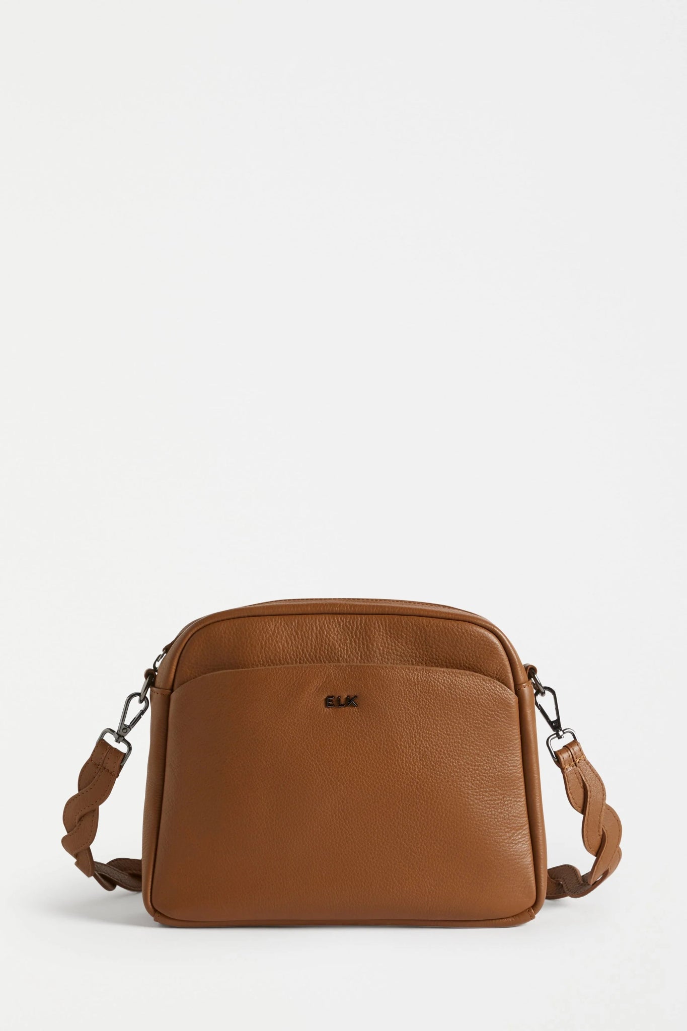 Shop Arna Crossbody Leather Bag | Tan - Elk The Label