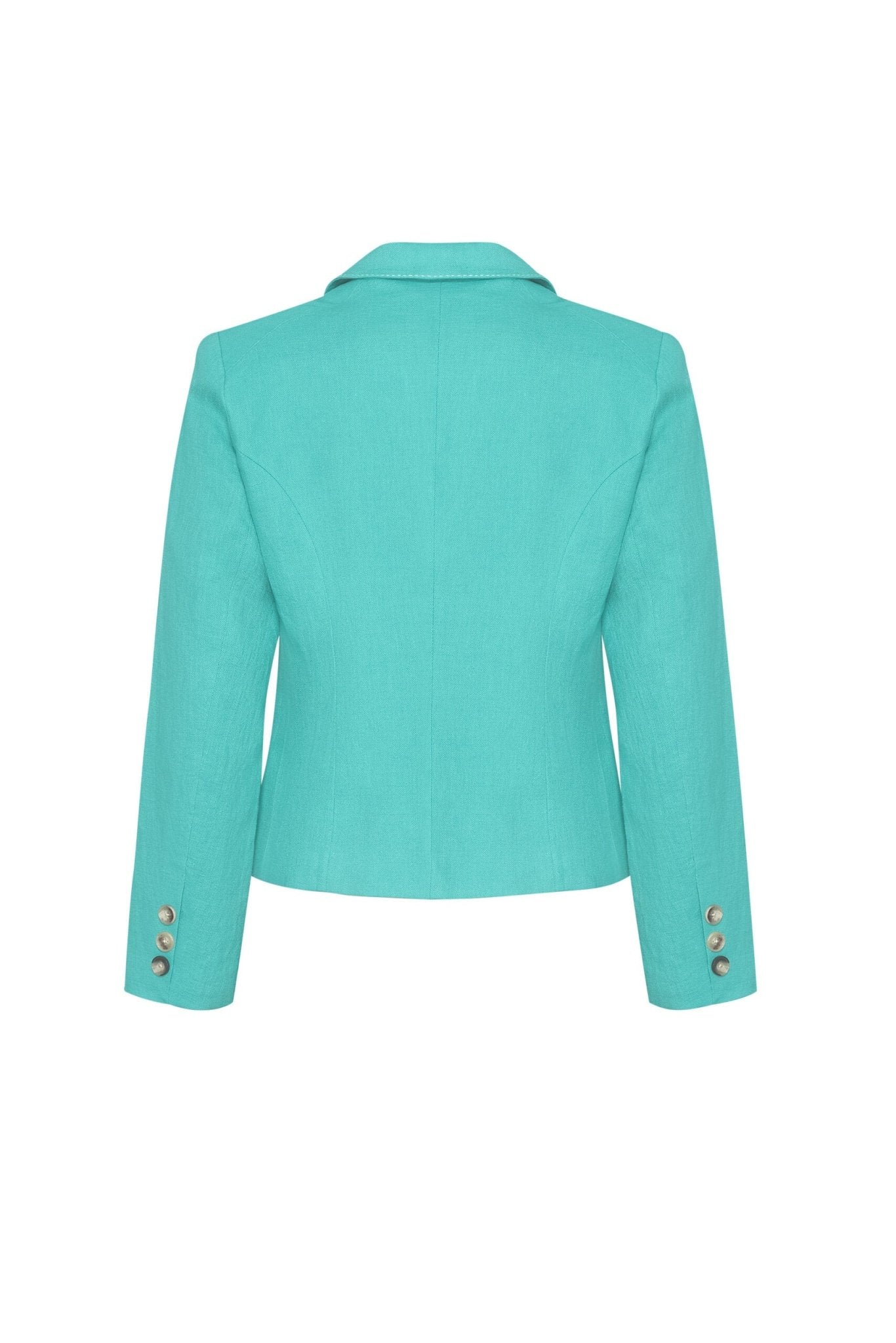 Shop Artisan Jacket | Turquoise - Loobies Story