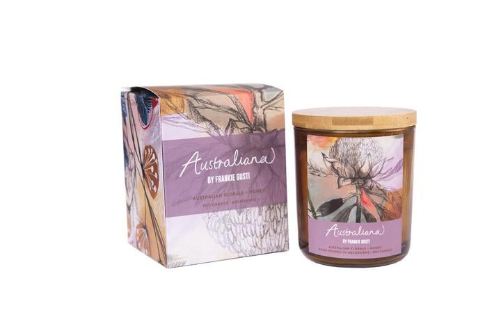 Shop Australian Florals + Honey Soy Candle - Frankie Gustie