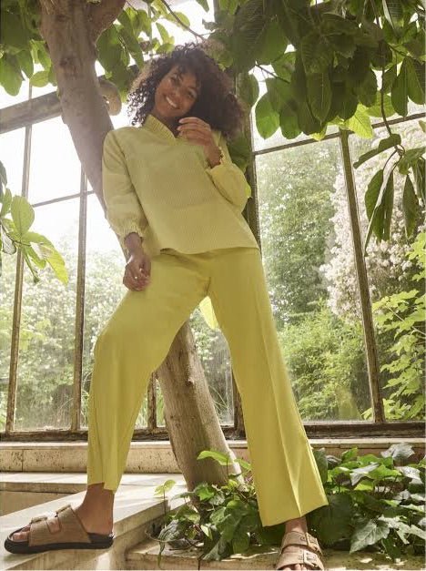 Shop Bai Leia Pant | Yellow Plum - Mos Mosh