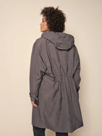 Shop Baia Raincoat | Asphalt - Mos Mosh