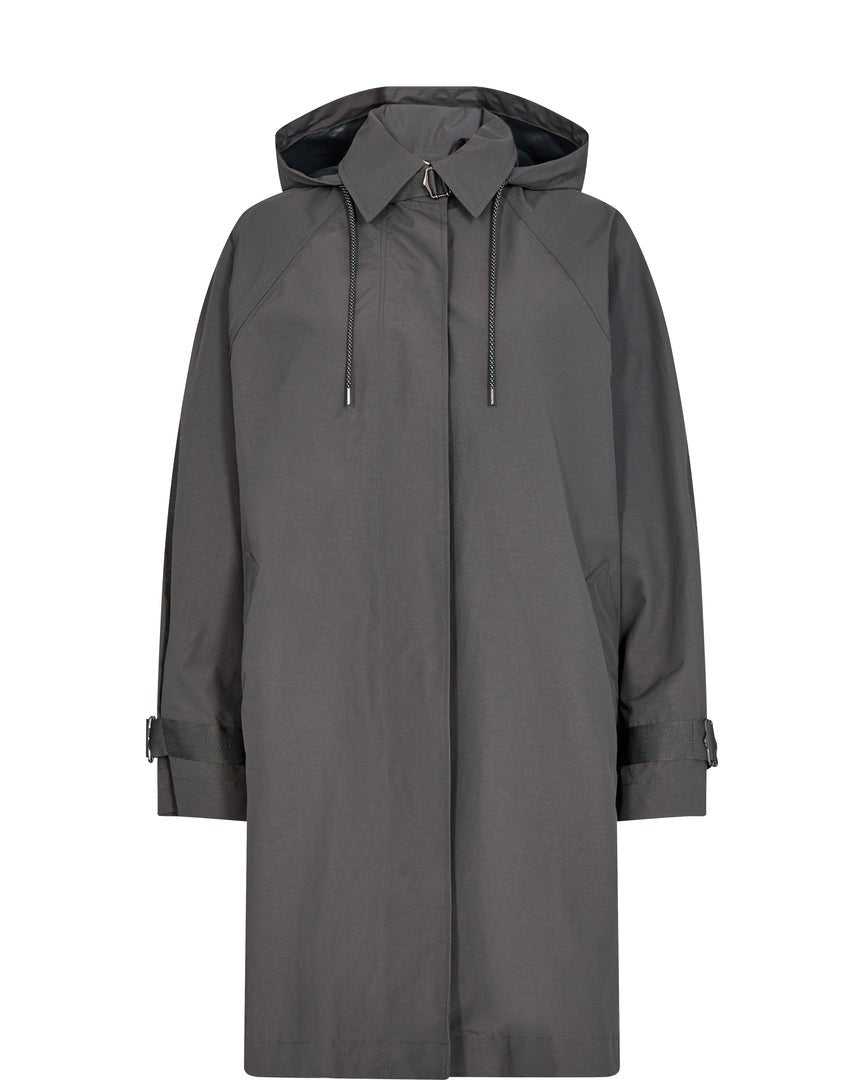 Shop Baia Raincoat | Asphalt - Mos Mosh