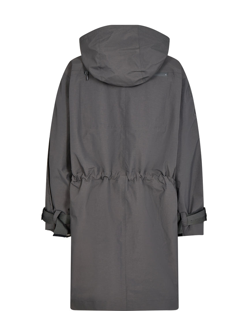 Shop Baia Raincoat | Asphalt - Mos Mosh