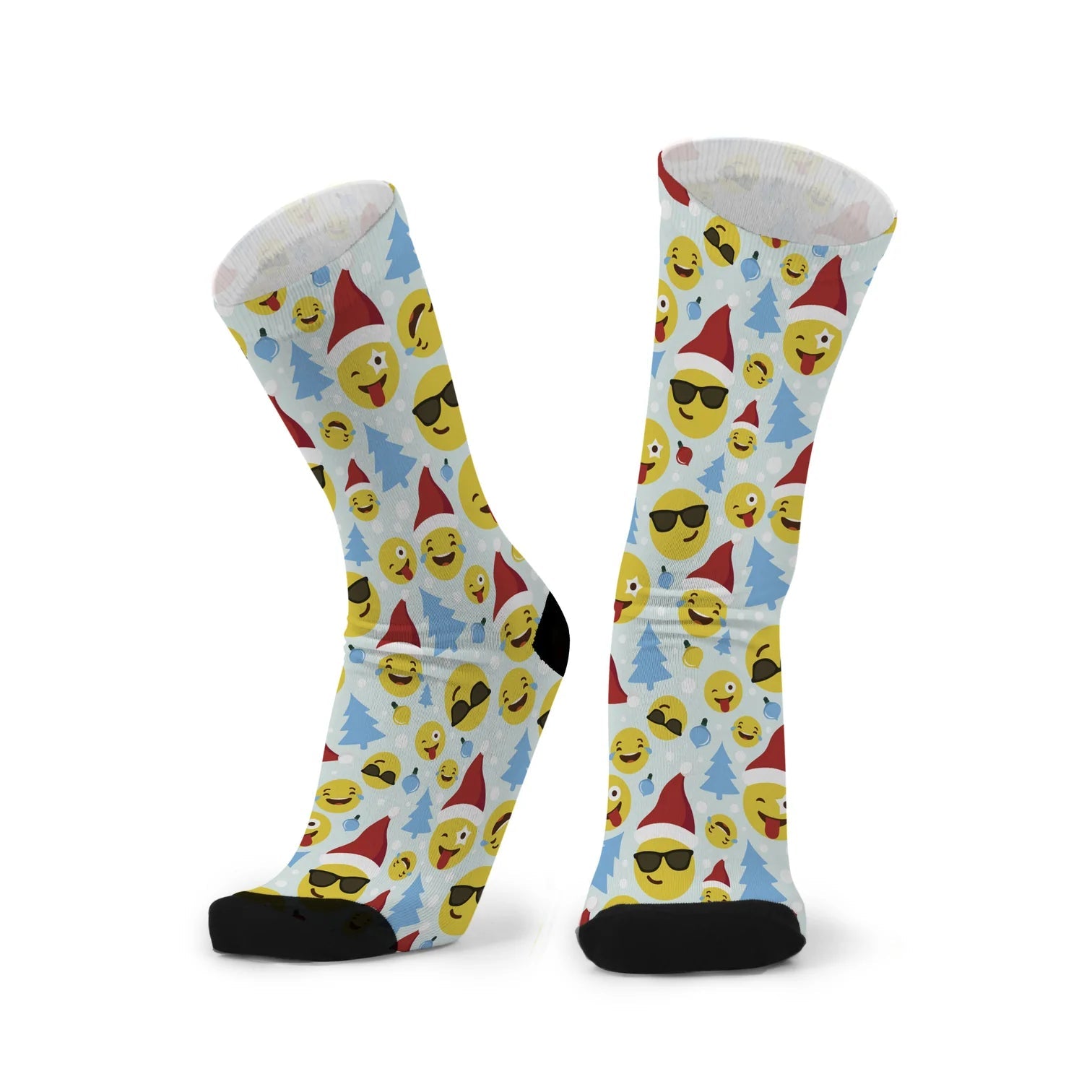Shop Bamboo Socks | Emoji Xmas - Red Fox Sox