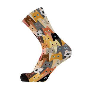 Shop Bamboo Socks | Herding Cats - Red Fox Sox