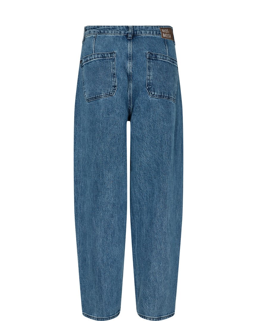 Shop Barrel Mondra Jeans | Blue - Mos Mosh