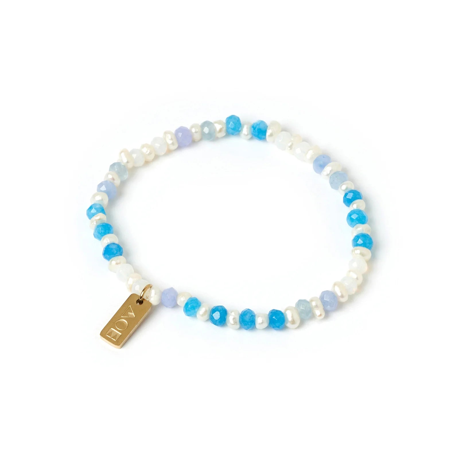 Shop Bloom Pearl and Gemstone Bracelet | Ocean - Arms Of Eve
