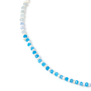 Shop Bloom Pearl and Gemstone Necklace | Ocean - Arms Of Eve