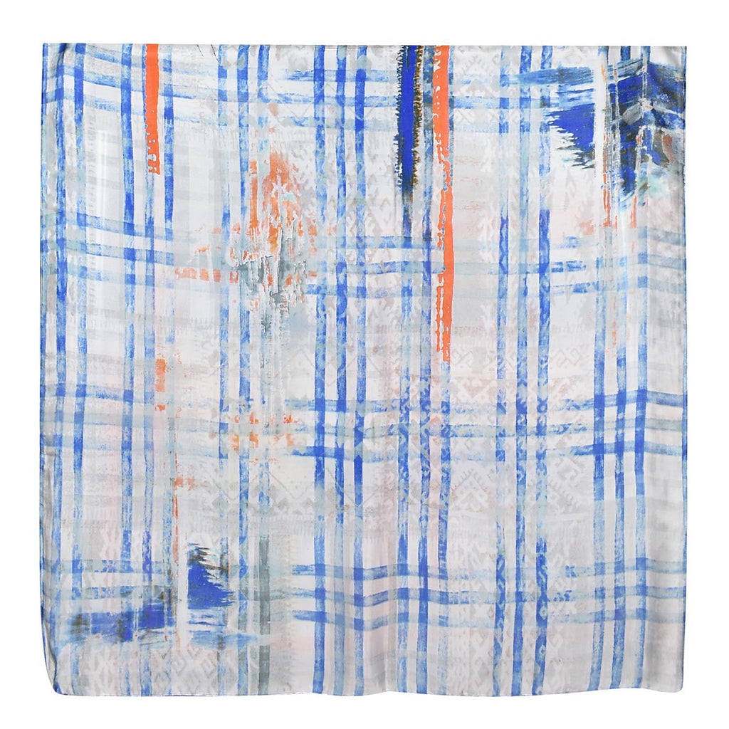 Shop Blue: Picaso Art Scarf - Taylor Hill Scarves
