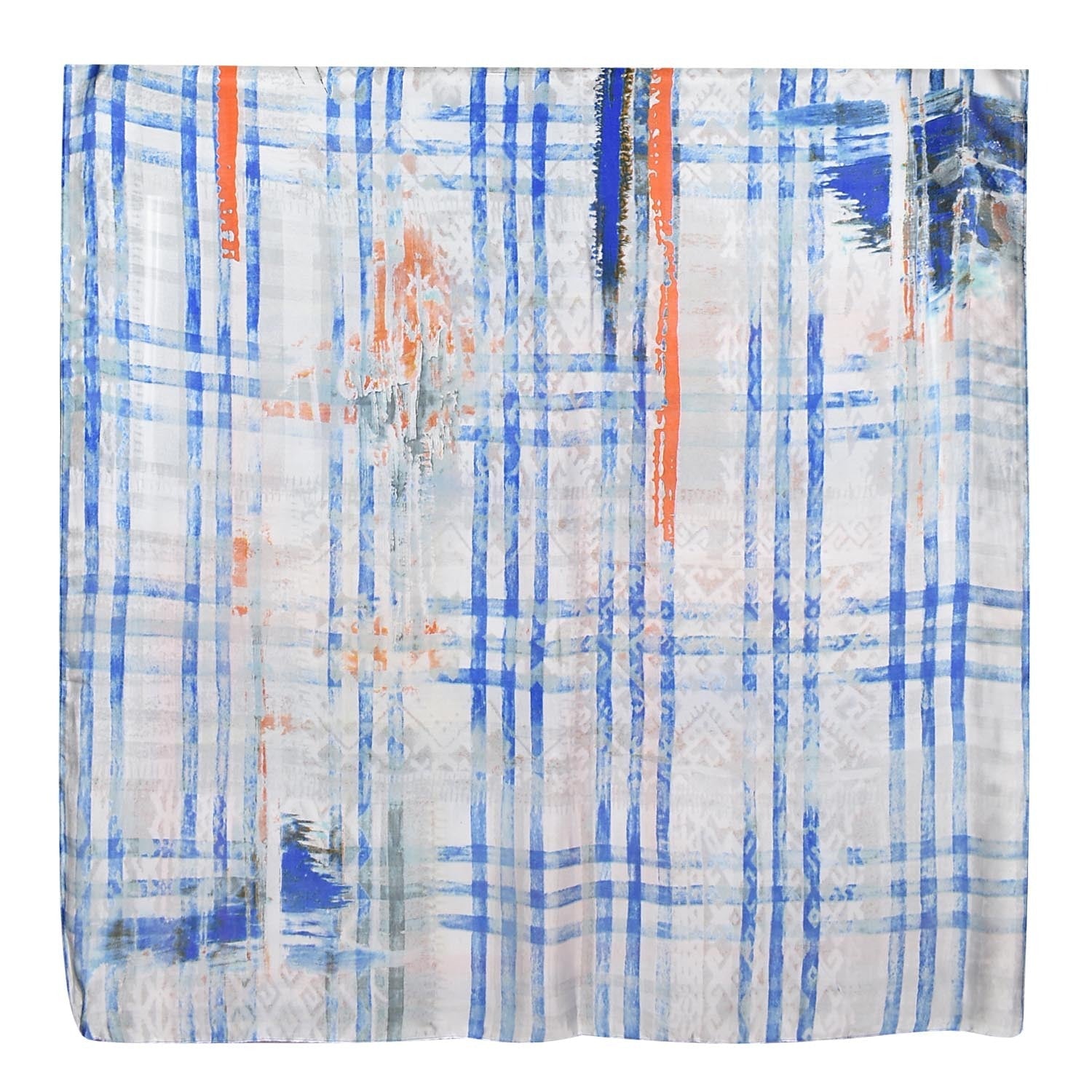 Shop Blue: Picaso Art Scarf - Taylor Hill Scarves