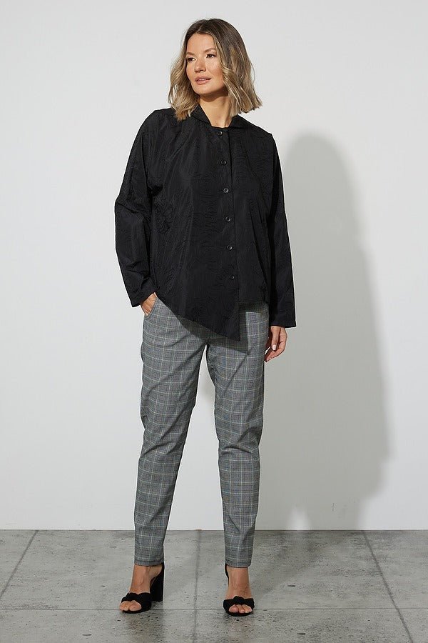 Shop Button-Down Jacket Style 223220 | Black - Joseph Ribkoff