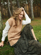 Shop Button Through Blouse in White Organic Cotton by Rosemunde - Rosemunde