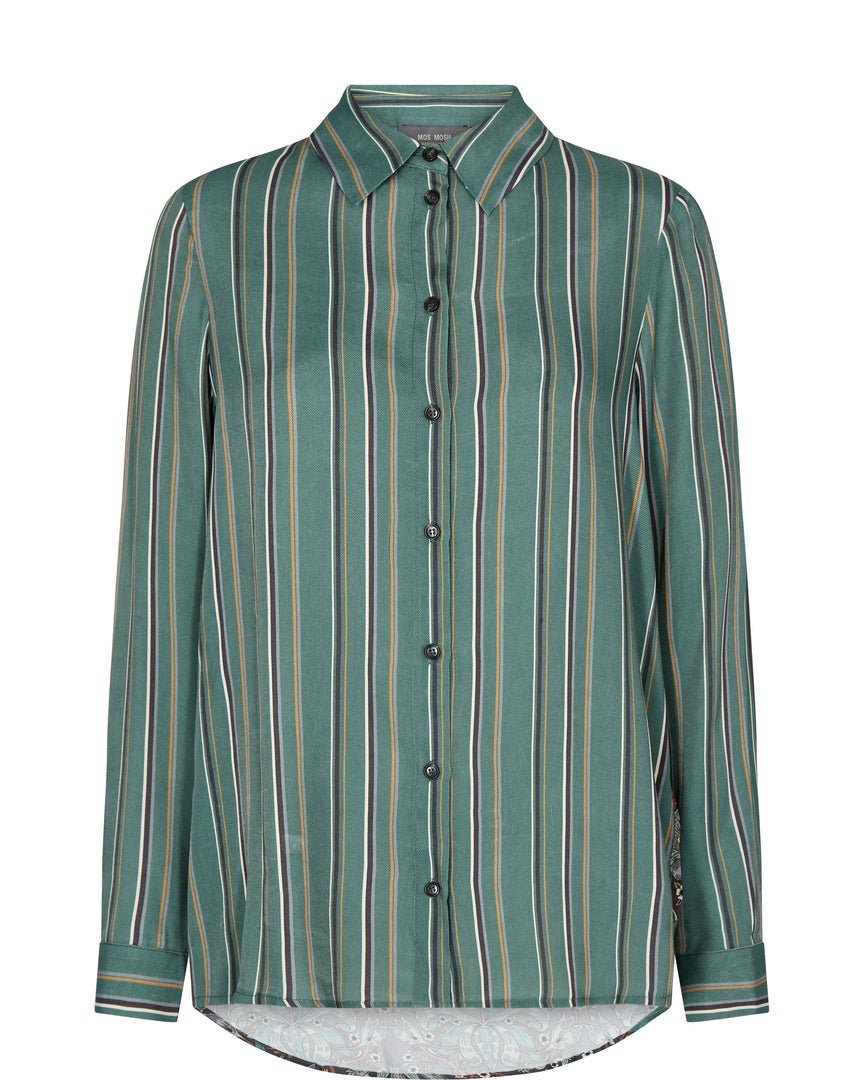 Shop Cari Aclair Shirt | Blue Spruce - Mos Mosh