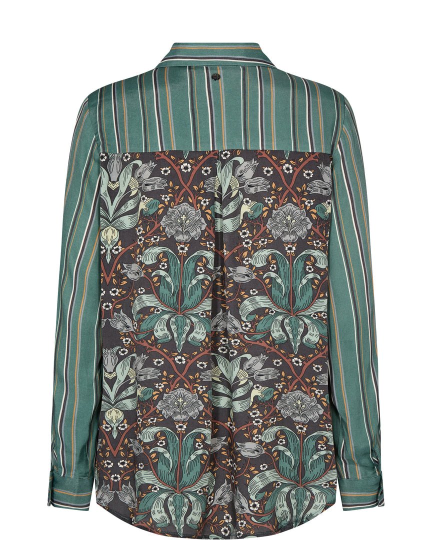 Shop Cari Aclair Shirt | Blue Spruce - Mos Mosh