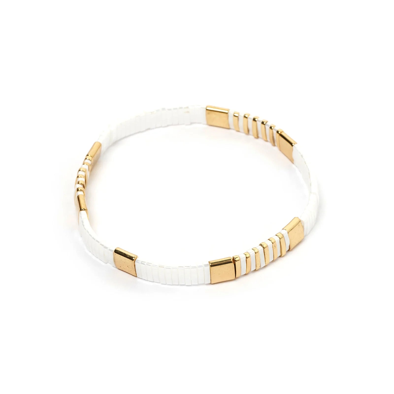 Shop Caribbean Stretch Bracelet Set | Coconut - Arms Of Eve