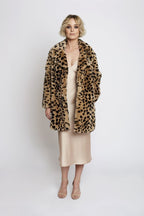 Shop Carrie Leopard Coat - Amity & Unity