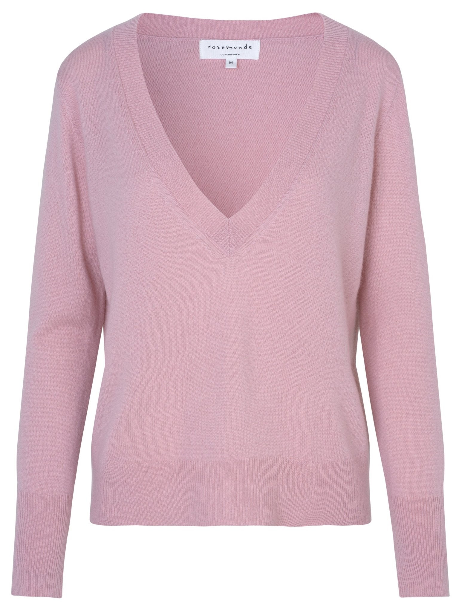 Shop Cashmere Deep V-Knit - Rosemunde