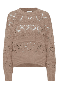 Shop Cassie Cotton Pullover | Medium Brown - Americandreams