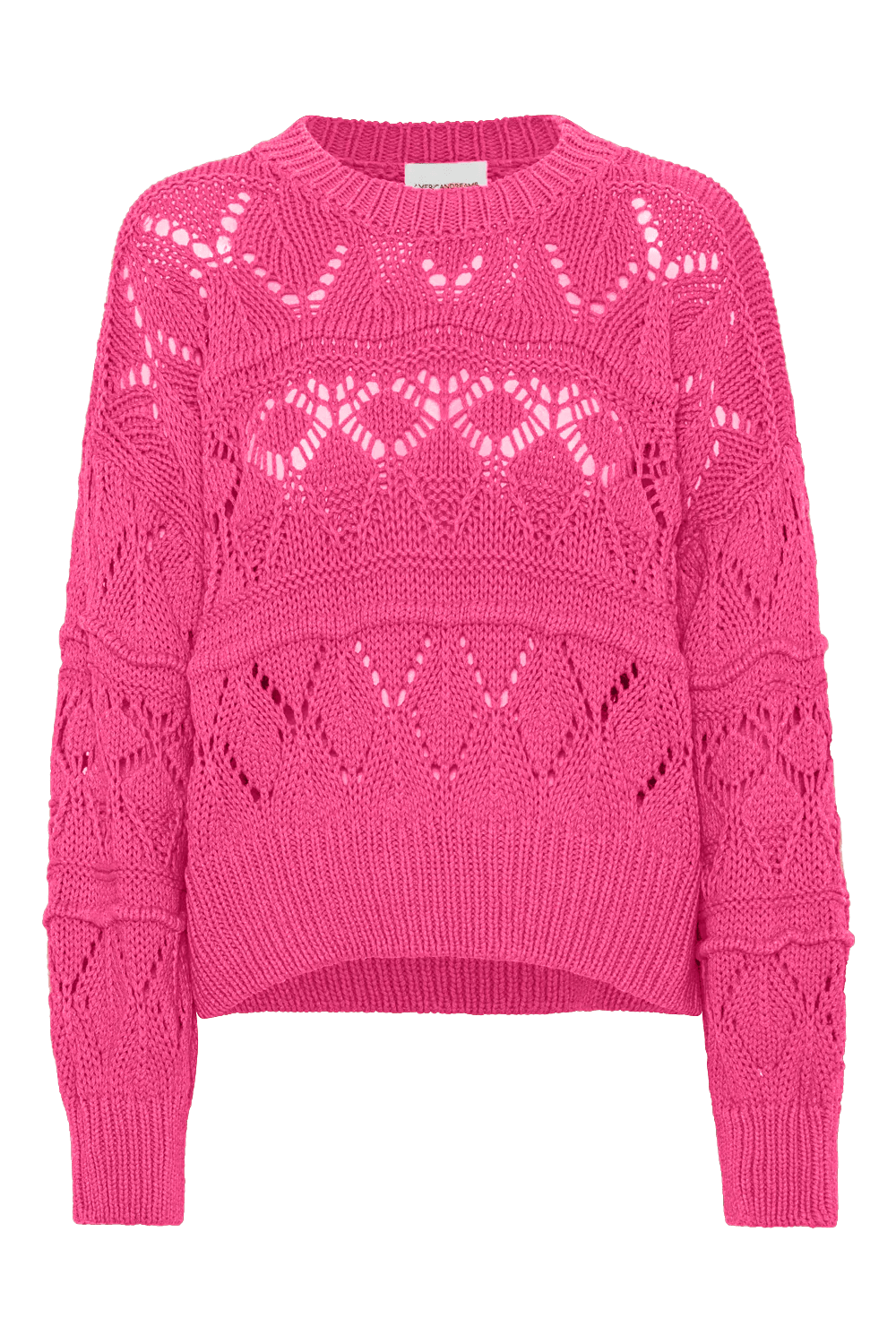 Shop Cassie Cotton Pullover | Neon Pink - Americandreams