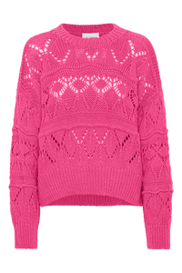 Shop Cassie Cotton Pullover | Neon Pink - Americandreams