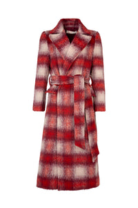 Shop Check This Out Coat | Red - Trelise Cooper