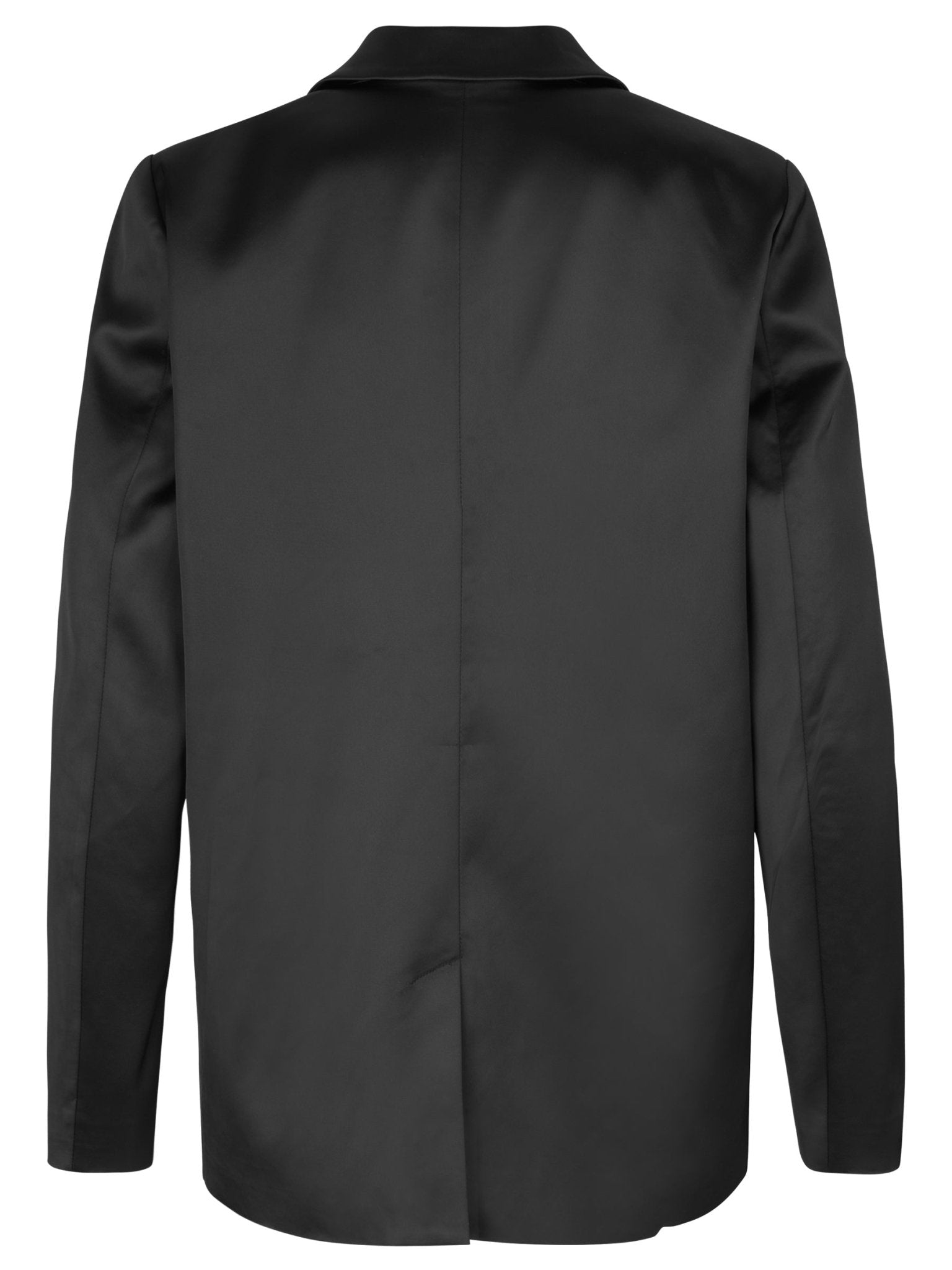 Shop Classic Black Satin Jacket - Rosemunde