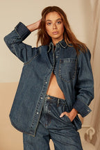 Shop Classic Easy Fit Shirt | Dark Blue - Bohemian Traders