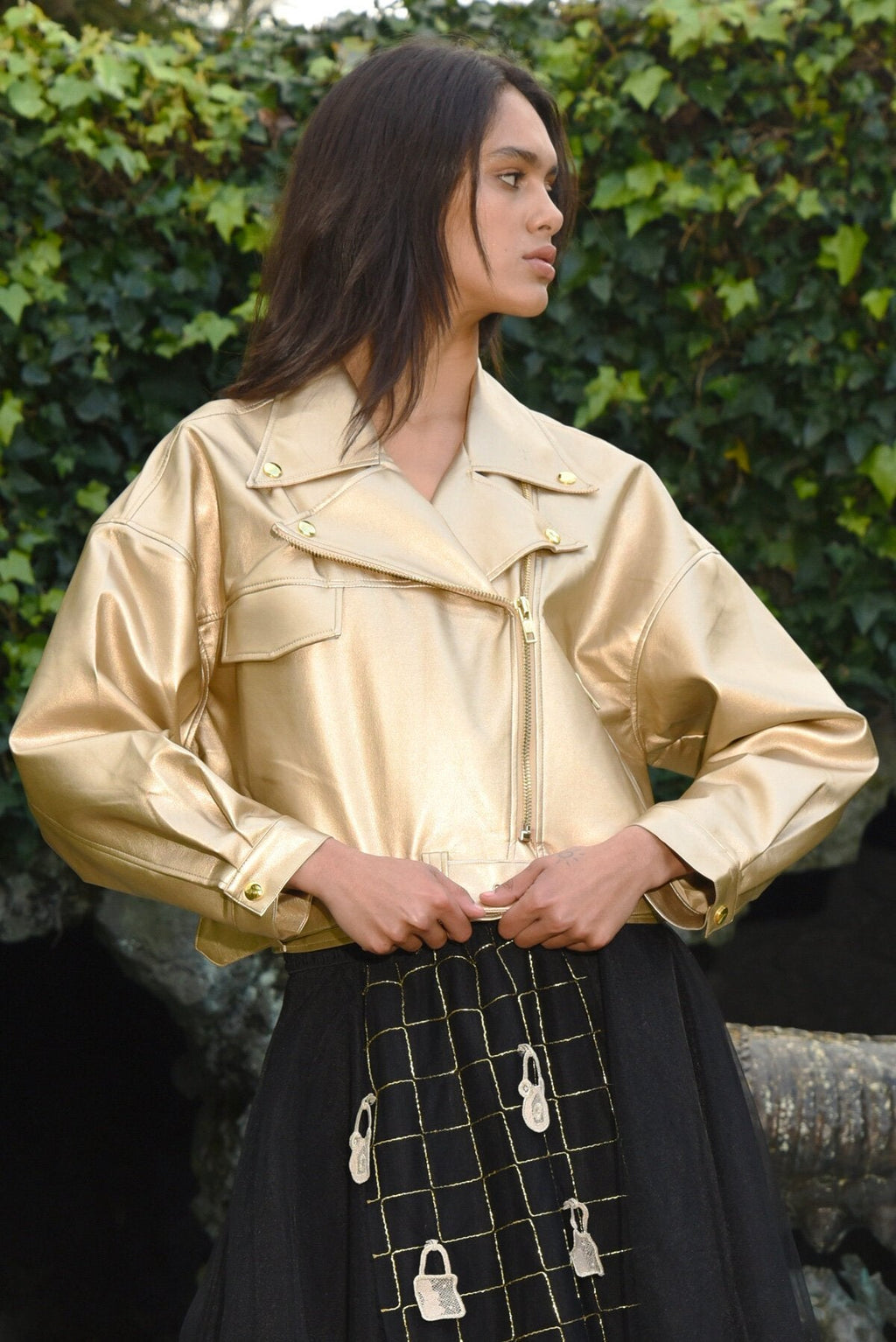 Shop Coop Hitch Biker Jacket | Gold - Trelise Cooper