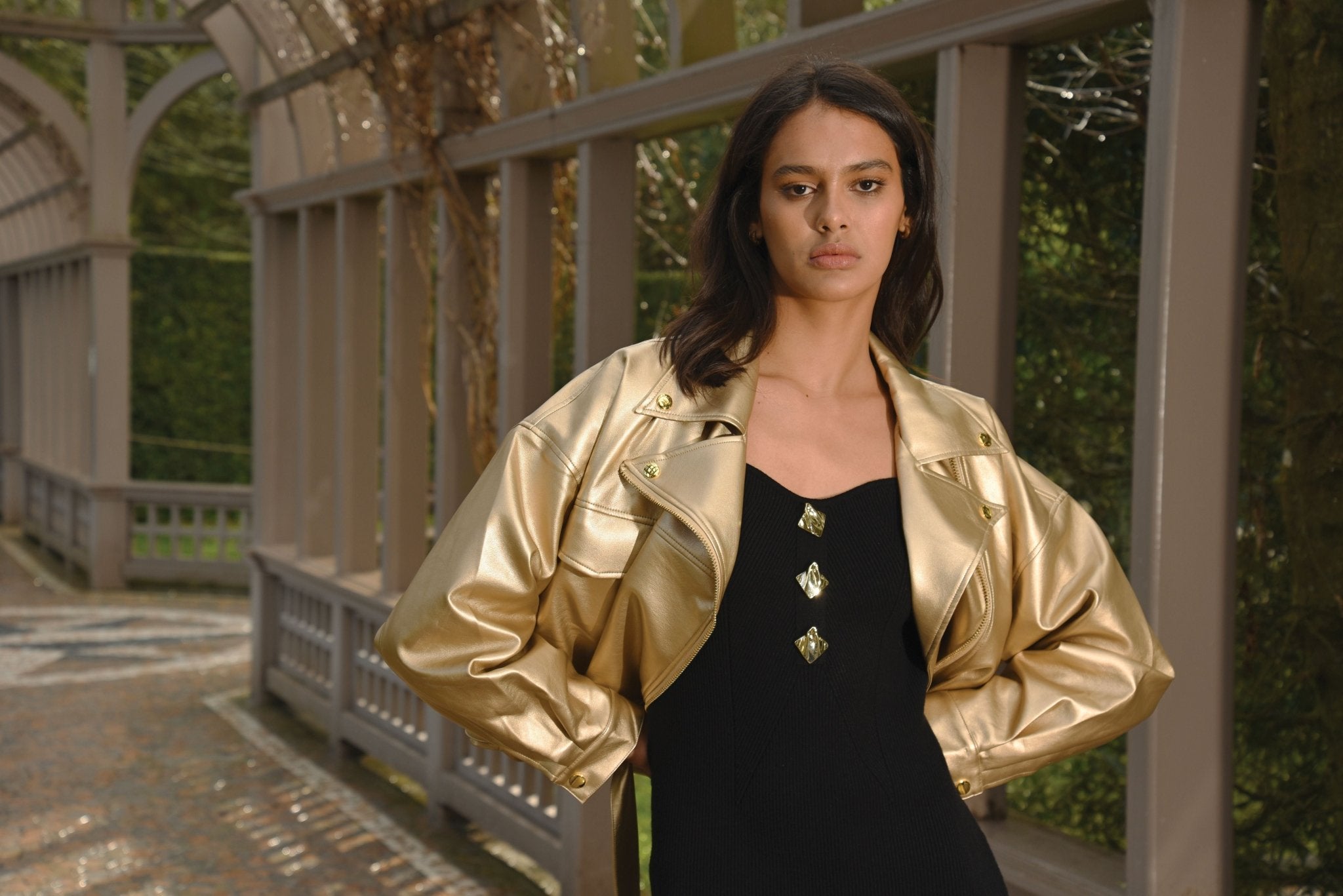 Shop Coop Hitch Biker Jacket | Gold - Trelise Cooper