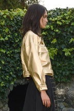 Shop Coop Hitch Biker Jacket | Gold - Trelise Cooper