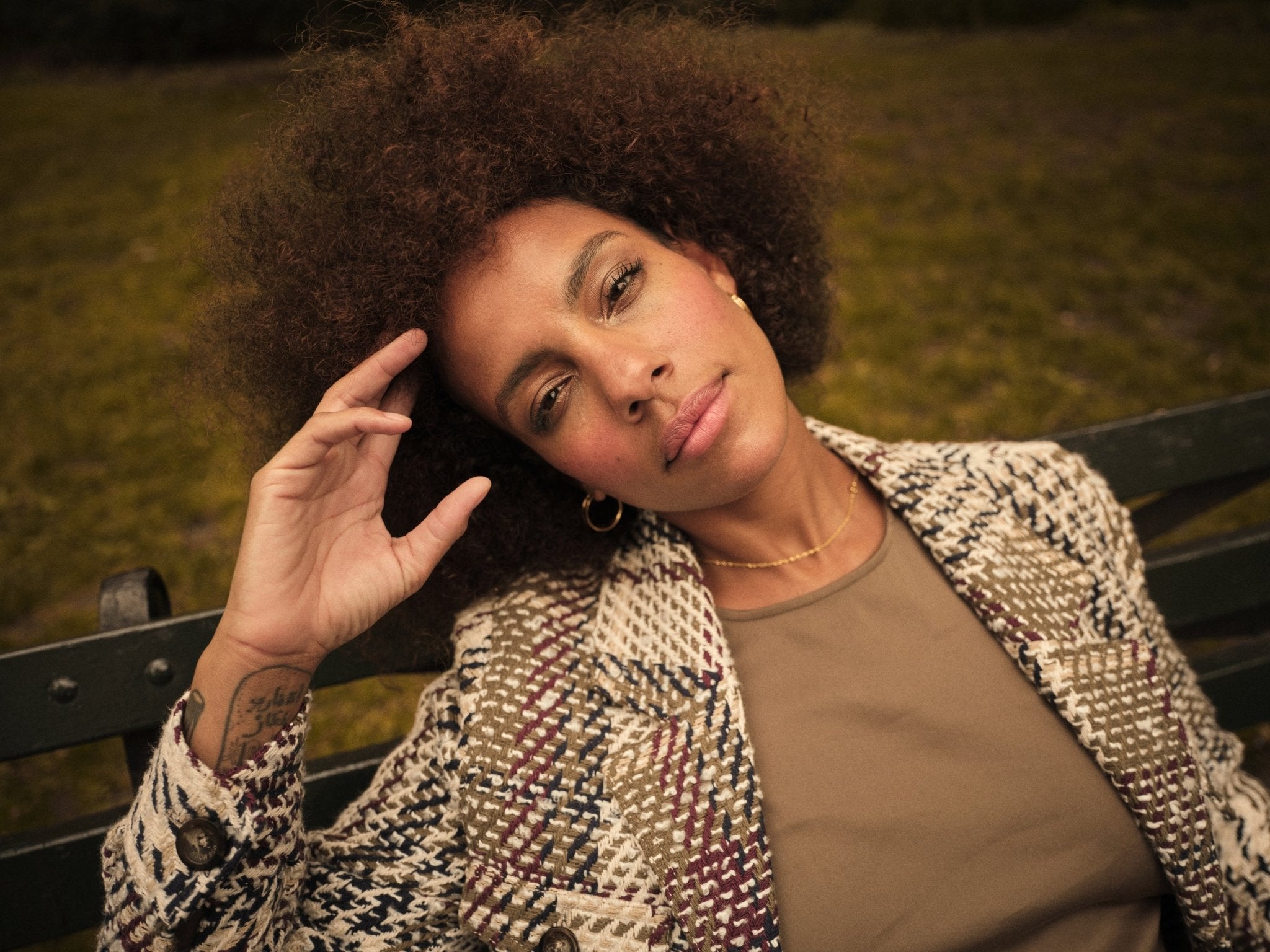 Shop Cree Devee Jacket | Ecru - Mos Mosh