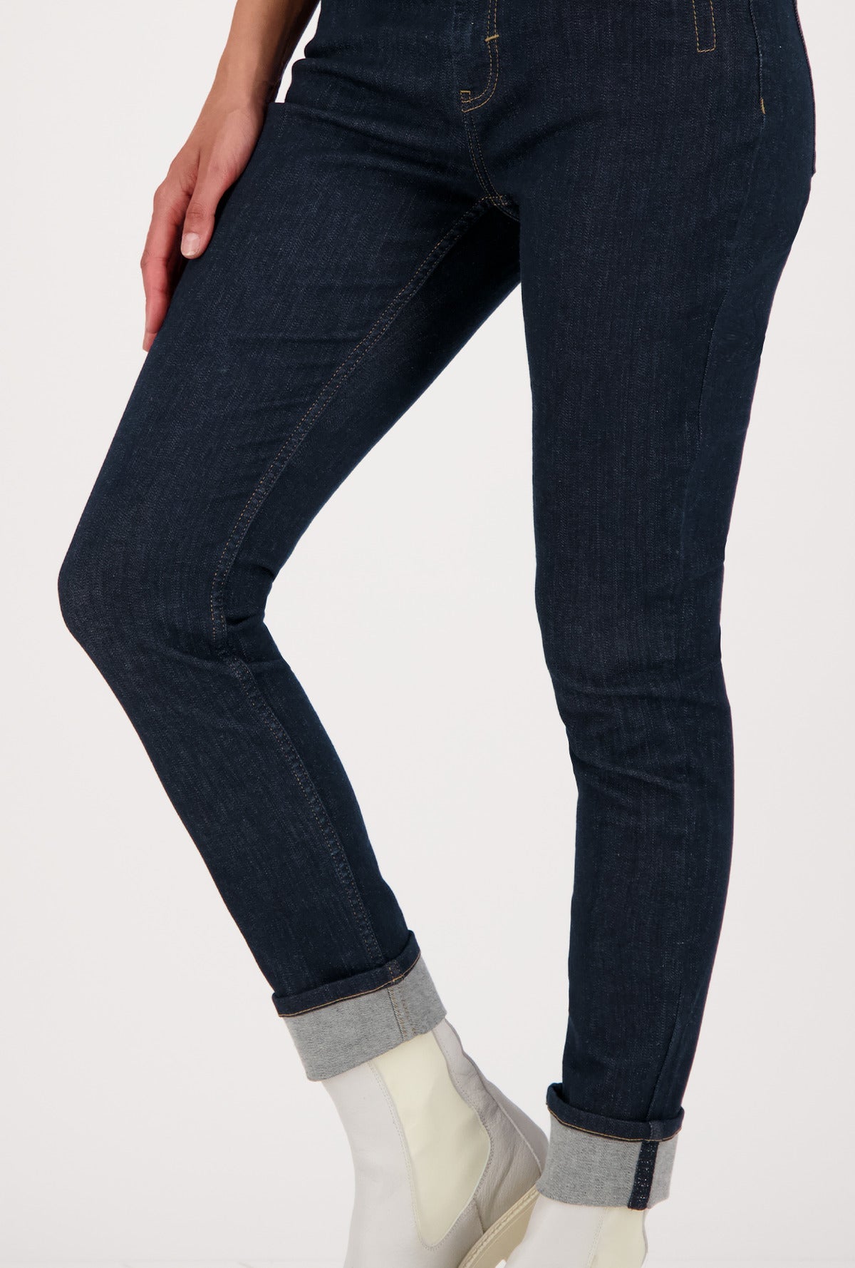 Shop Dark Denim with Turn Up - Monari