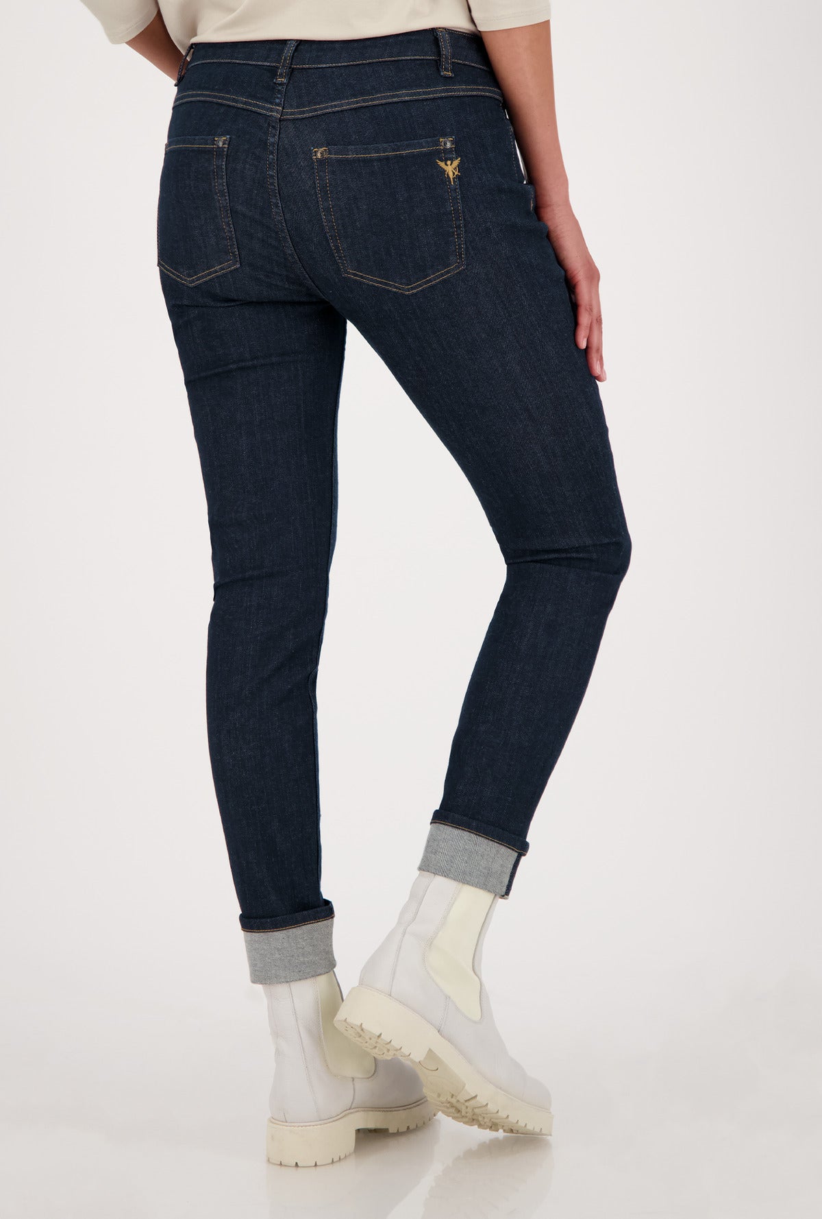 Shop Dark Denim with Turn Up - Monari