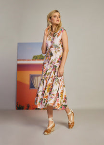 Shop Dolittle Midi Dress | Blush Multi - Madly Sweetly