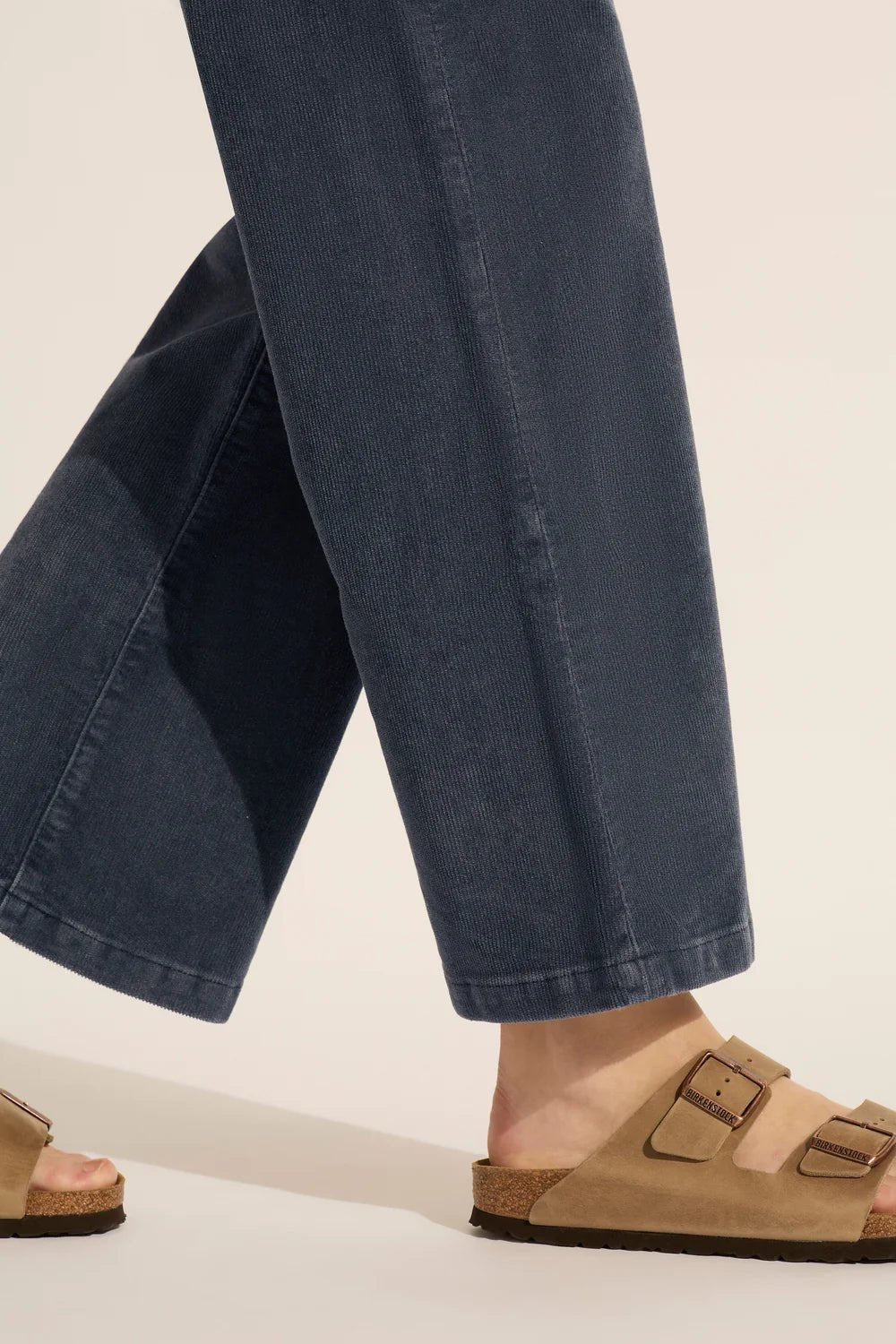 Shop Ellie Wide Leg Ladies Corduroy Jeans | Smoke - Outland Denim