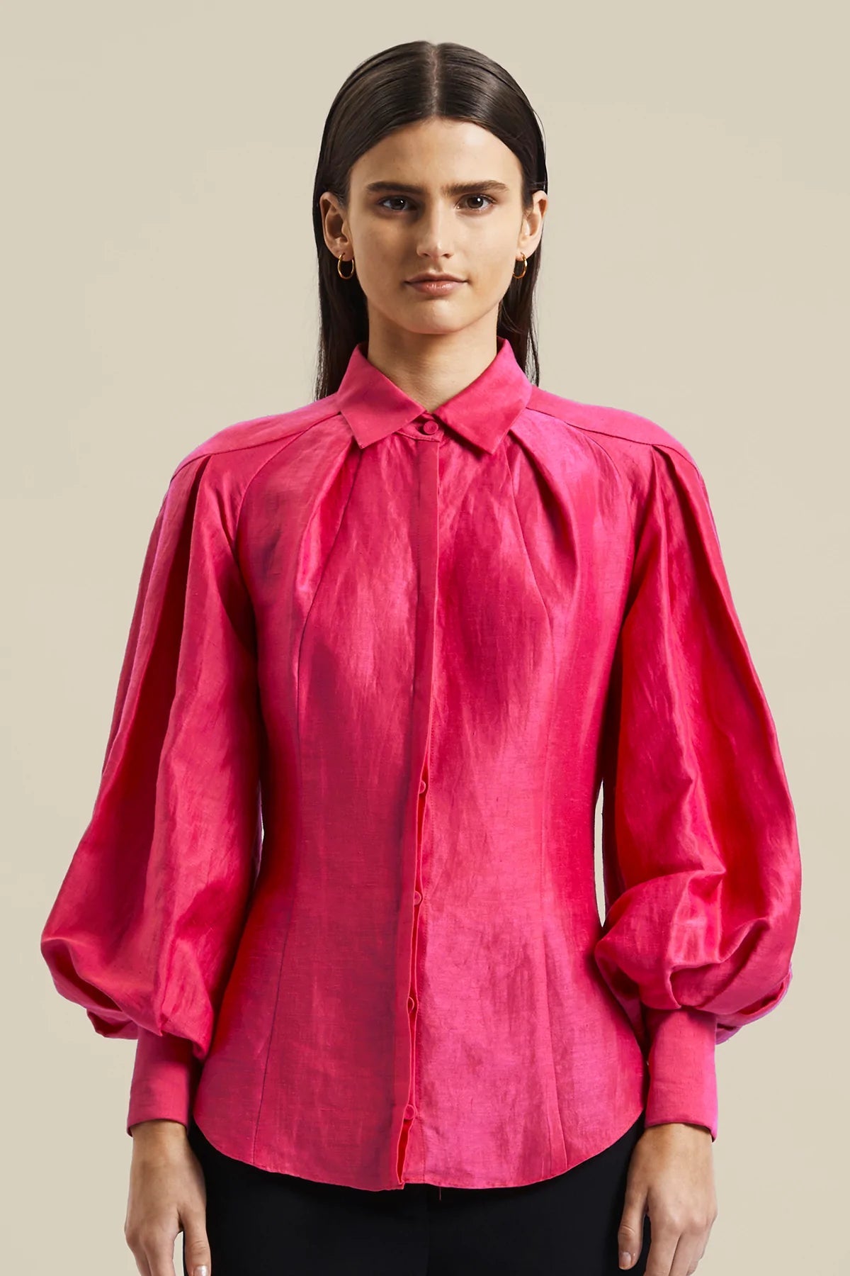 Shop Ellipse Shirt in Passion Pink - Ginger & Smart