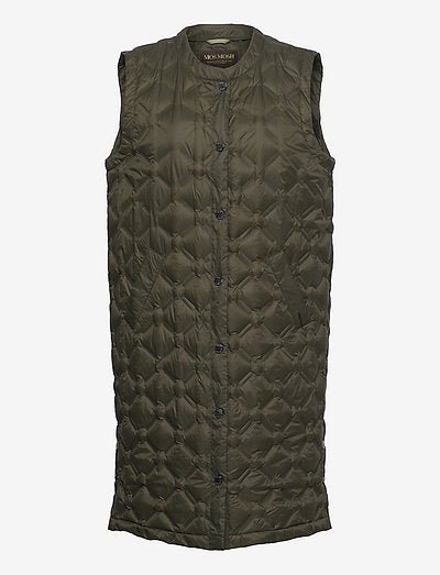 Shop Elvina Quilted Down Waistcoat - Mos Mosh