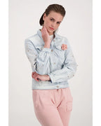 Shop Embroidered Denim Jacket - Monari