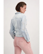 Shop Embroidered Denim Jacket - Monari