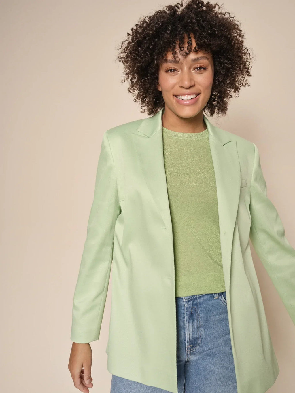 Shop Emery Wimo Blazer | Arcadia Green - Mos Mosh